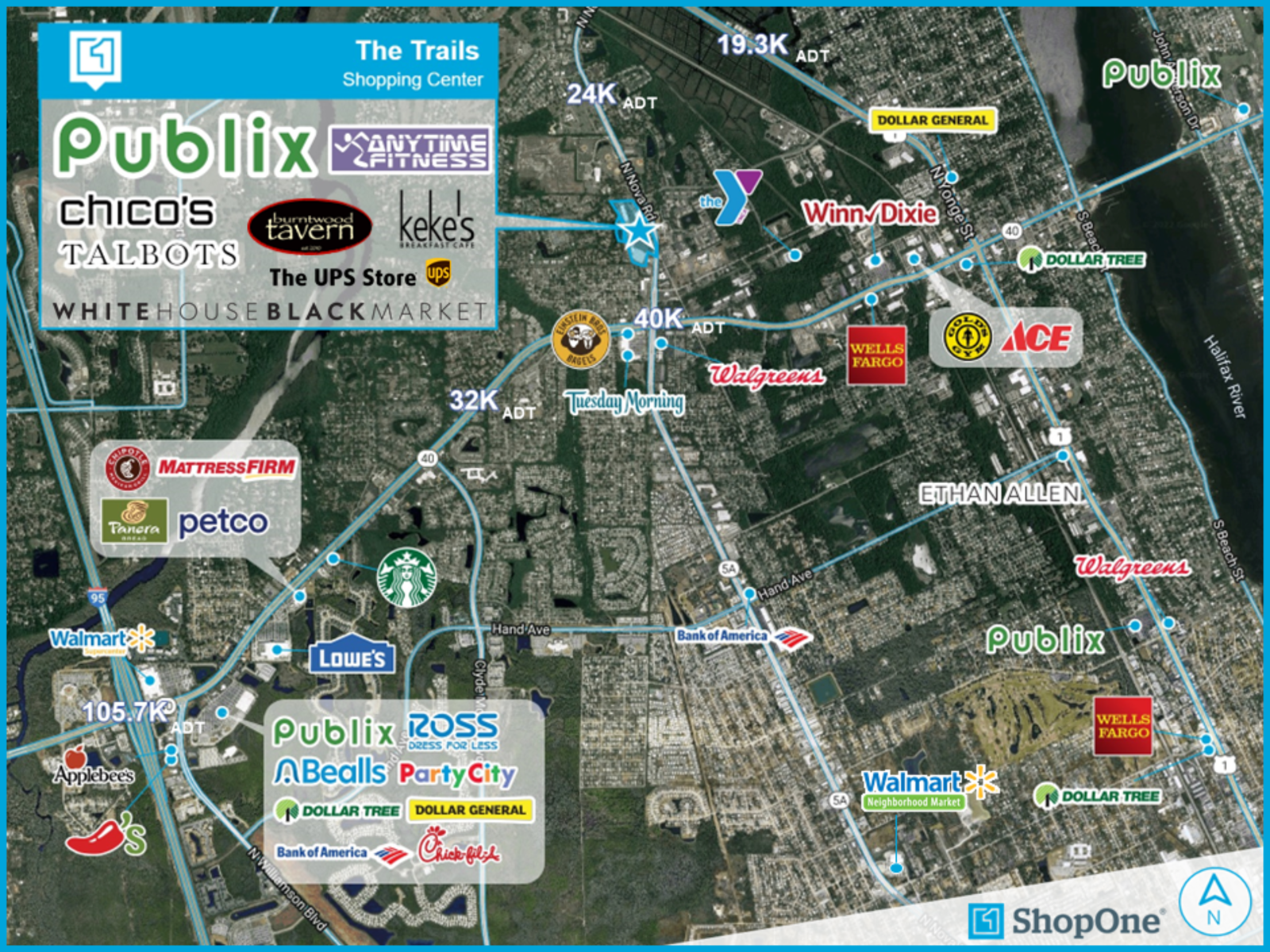 Retail Center Map